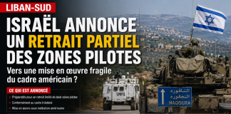 Israël annonce un retrait partiel des zones pilotes au Liban-Sud : vers une mise en œuvre fragile du cadre américain ? Israel announces a partial withdrawal of pilot areas in South Lebanon: towards a fragile implementation of the American framework?