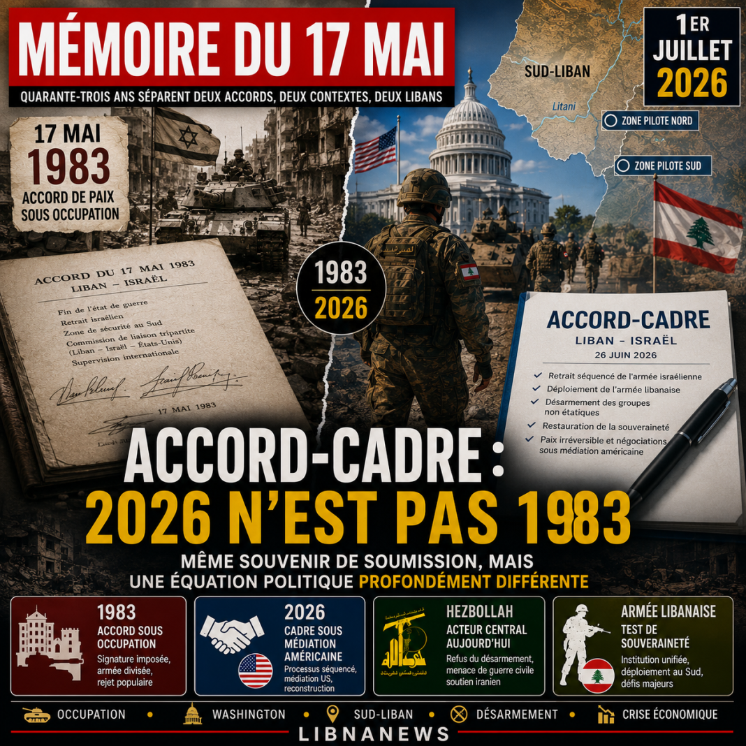Accord‑cadre et mémoire du 17 mai : comparaison politique et limites de l’analogie