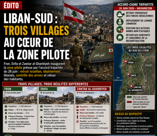 Liban-Sud : trois villages au cœur de la zone pilote South Lebanon: three villages in the heart of the pilot zone