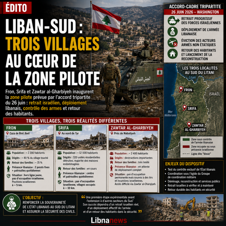 South Lebanon: three villages in the heart of the pilot zone