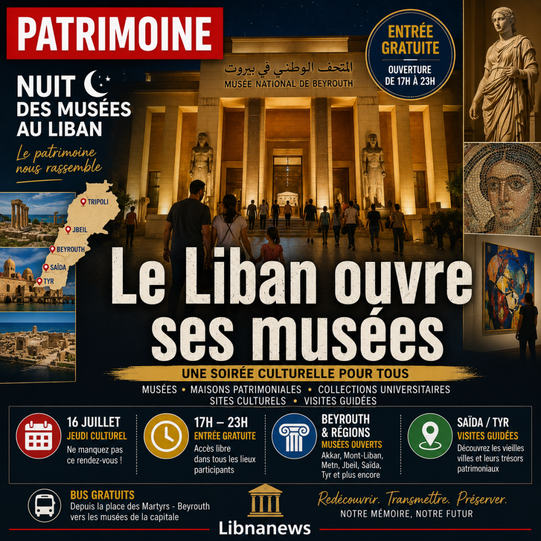Nuit des musées : le Liban ouvre ses portes