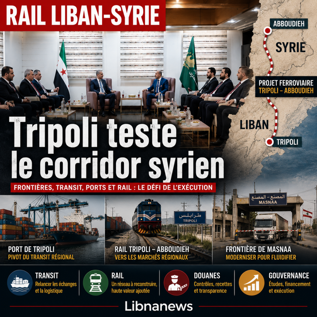 Rail vers la Syrie : le Liban peut-il redevenir un hub ?