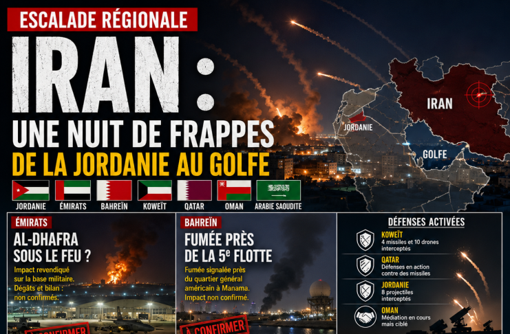 Iran : une nuit de frappes de la Jordanie au Golfe
