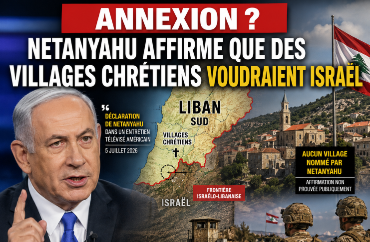 Netanyahu évoque l’annexion de villages chrétiens Libanais