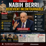 Pourquoi Nabih Berri redevient incontournable Why Nabih Berri becomes a must again