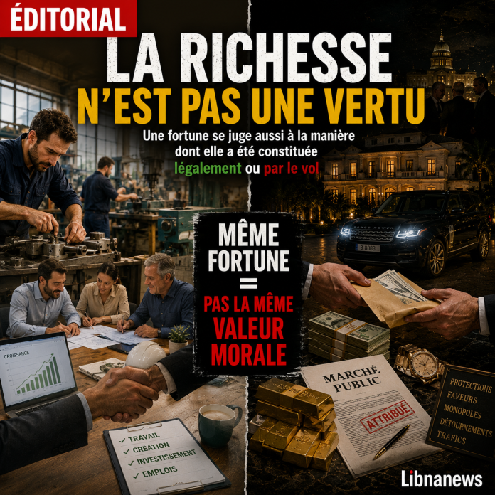 Wealth is not a virtue