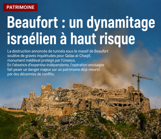 Beaufort: Lebanese heritage again threatened