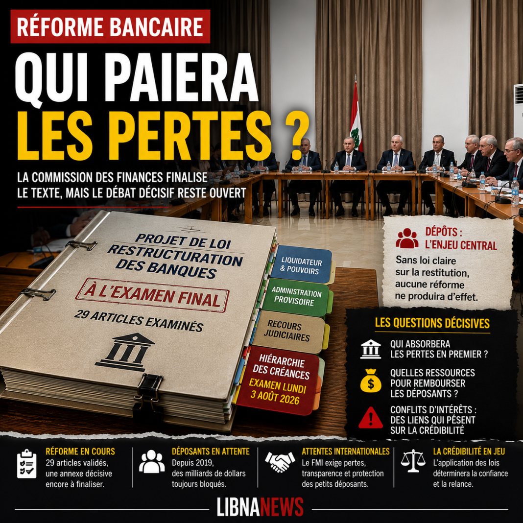 Réforme bancaire : qui paiera les pertes au Liban ?