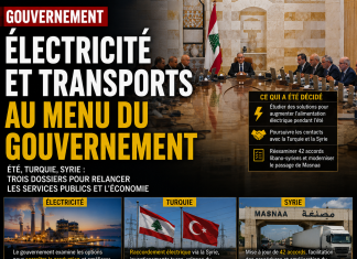 Electricity and transport on the government menu