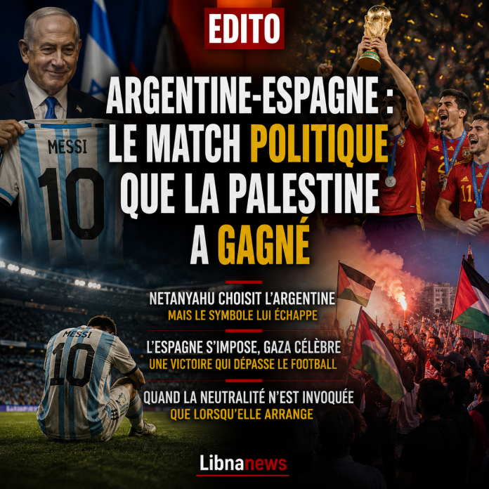 Quand Argentine-Espagne devient un match politique… et que la Palestine gagne