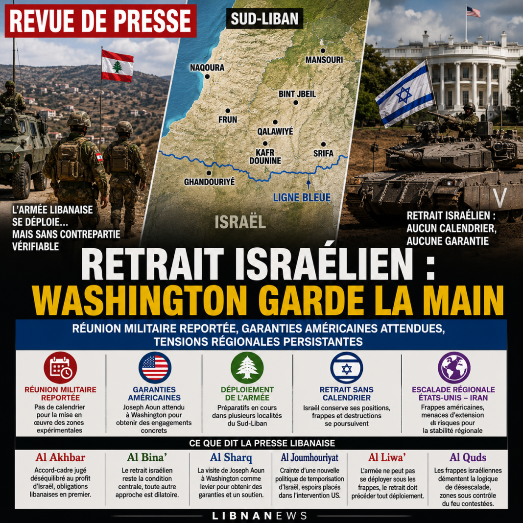 Revue de presse : le retrait israélien au Sud-Liban suspendu aux garanties américaines et à l’escalade régionale