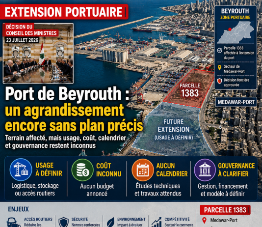 Beirut port: an extension still to be defined