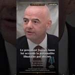 Le président de la FIFA brandit le drapeau du Liban au Mondial 2026 🇱🇧