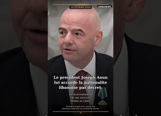 Le président de la FIFA brandit le drapeau du Liban au Mondial 2026 🇱🇧