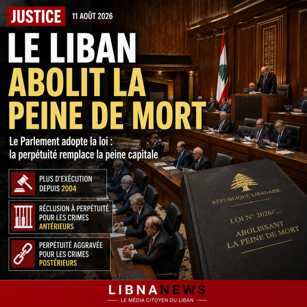 Lebanon abolishes the death penalty