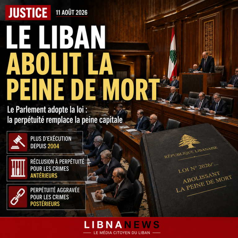 Lebanon abolishes the death penalty