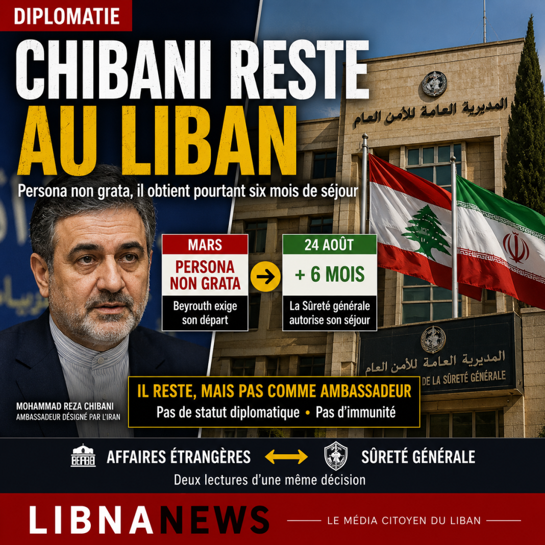 Liban : Chibani obtient un séjour de six mois