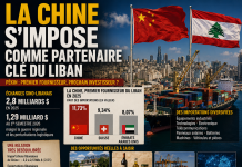China sets itself as Lebanon's key partner