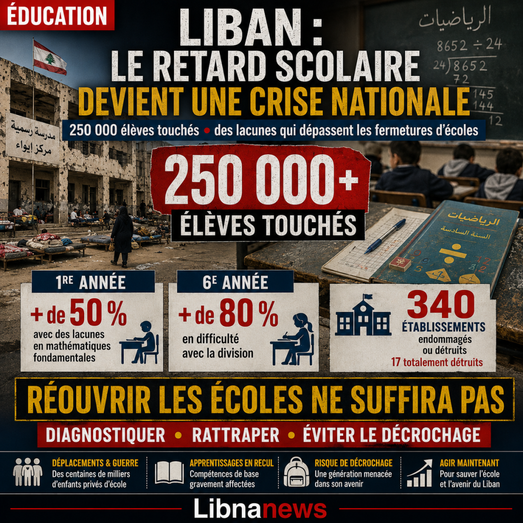 Libanon: Rückständigkeit der Schule wird zu einer nationalen Krise