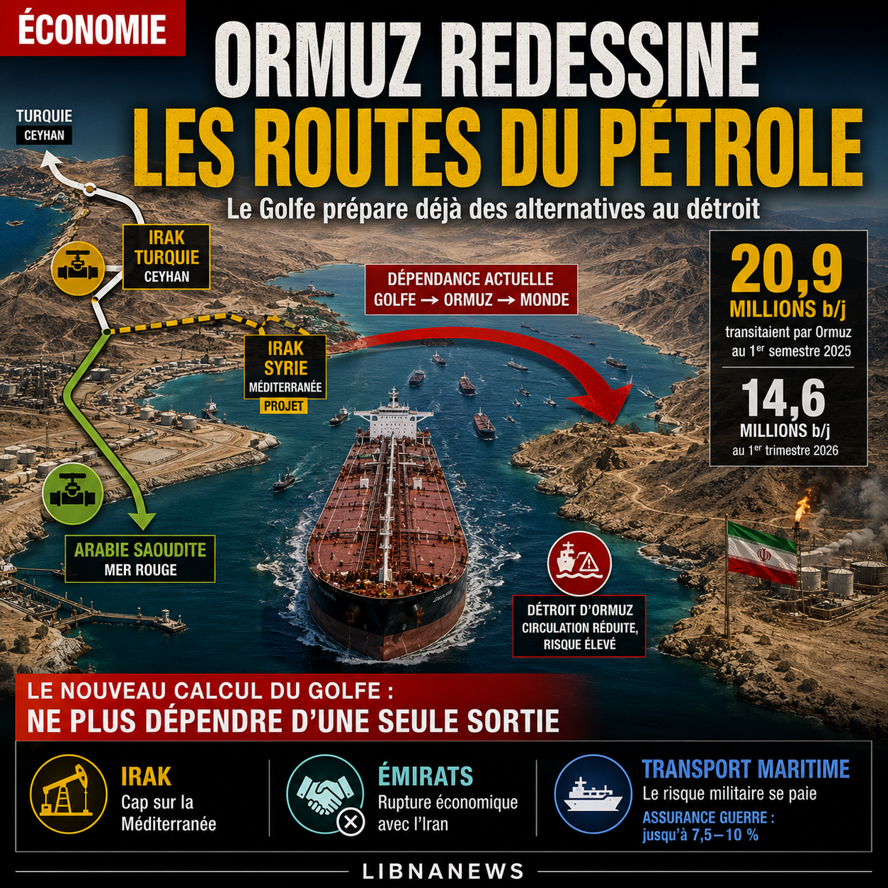 Ormuz redessine déjà l’économie politique du Golfe