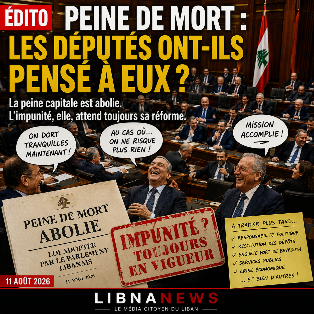 Peine de mort : les députés auraient-ils eu peur pour eux ?