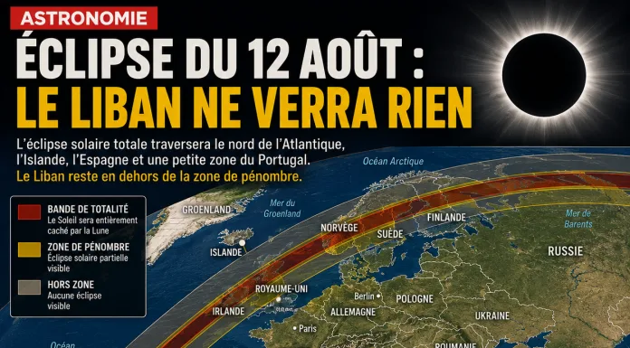 Solar eclipse: Lebanon won't see anything on August 12