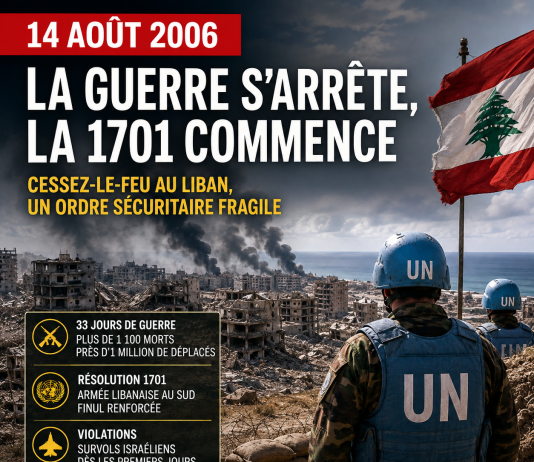 14 august 2006: war stops, 1701 begins