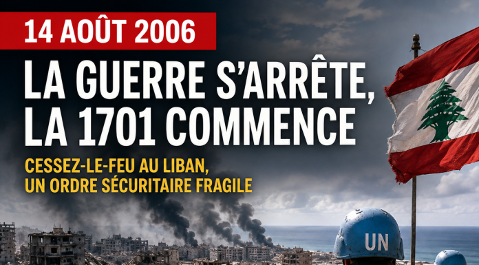 14 august 2006: war stops, 1701 begins