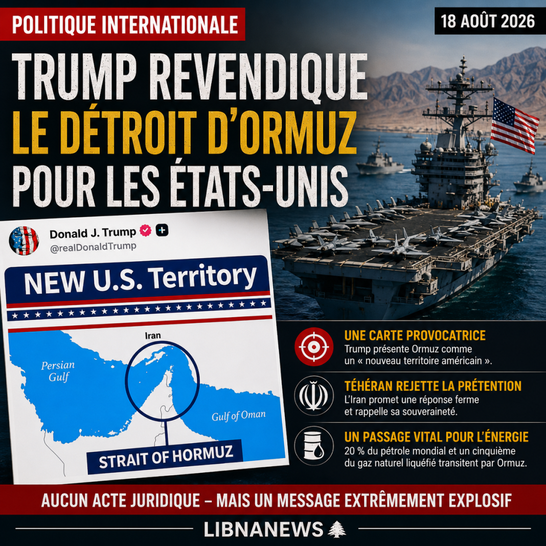 Trump revendique le détroit d’Ormuz pour les États-Unis