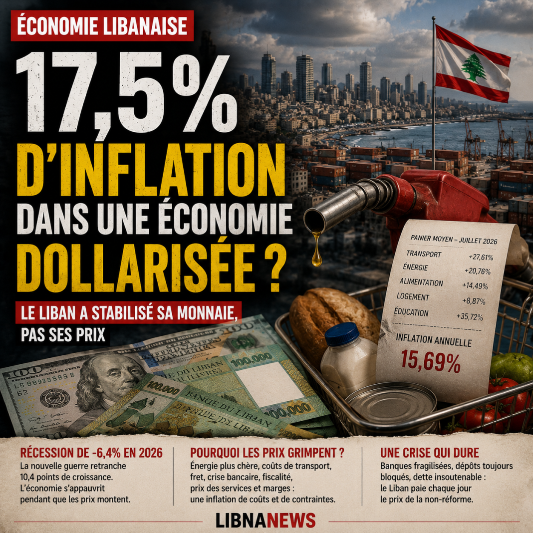 Liban : pourquoi 17,5 % d’inflation dans une économie dollarisée ?