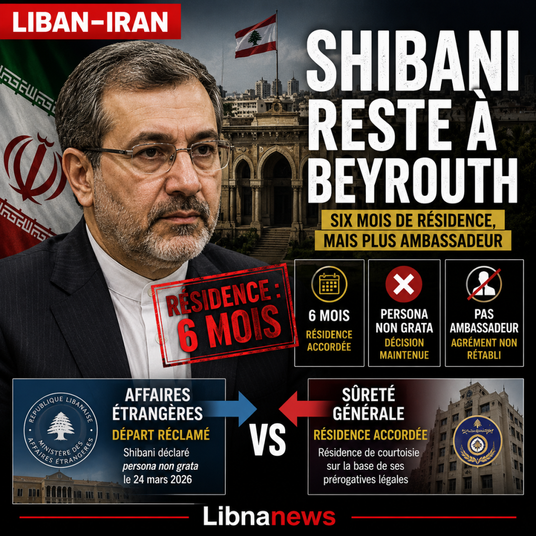 Shibani reste à Beyrouth : le compromis des six mois