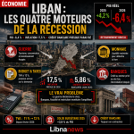 Liban : les quatre moteurs de la récession qui atteint 6.4%