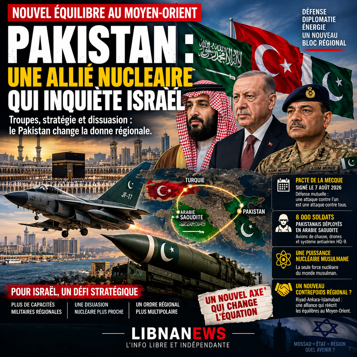 Pakistan : la puissance nucléaire qui inquiète Israël