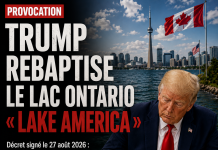 Trump rebaptise le lac Ontario « Lake America »