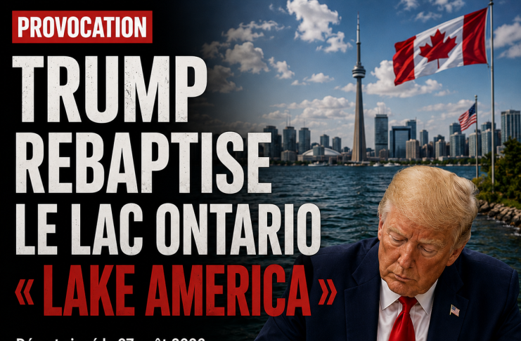 Trump rebaptise le lac Ontario « Lake America »