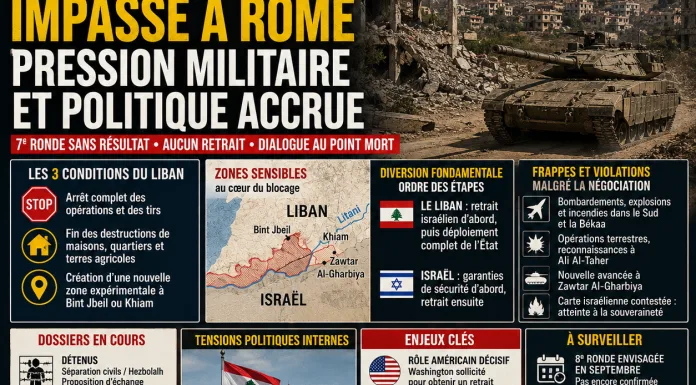 Revue de presse : l’impasse des négociations avec Israël accentue la pression militaire et politique sur le Liban