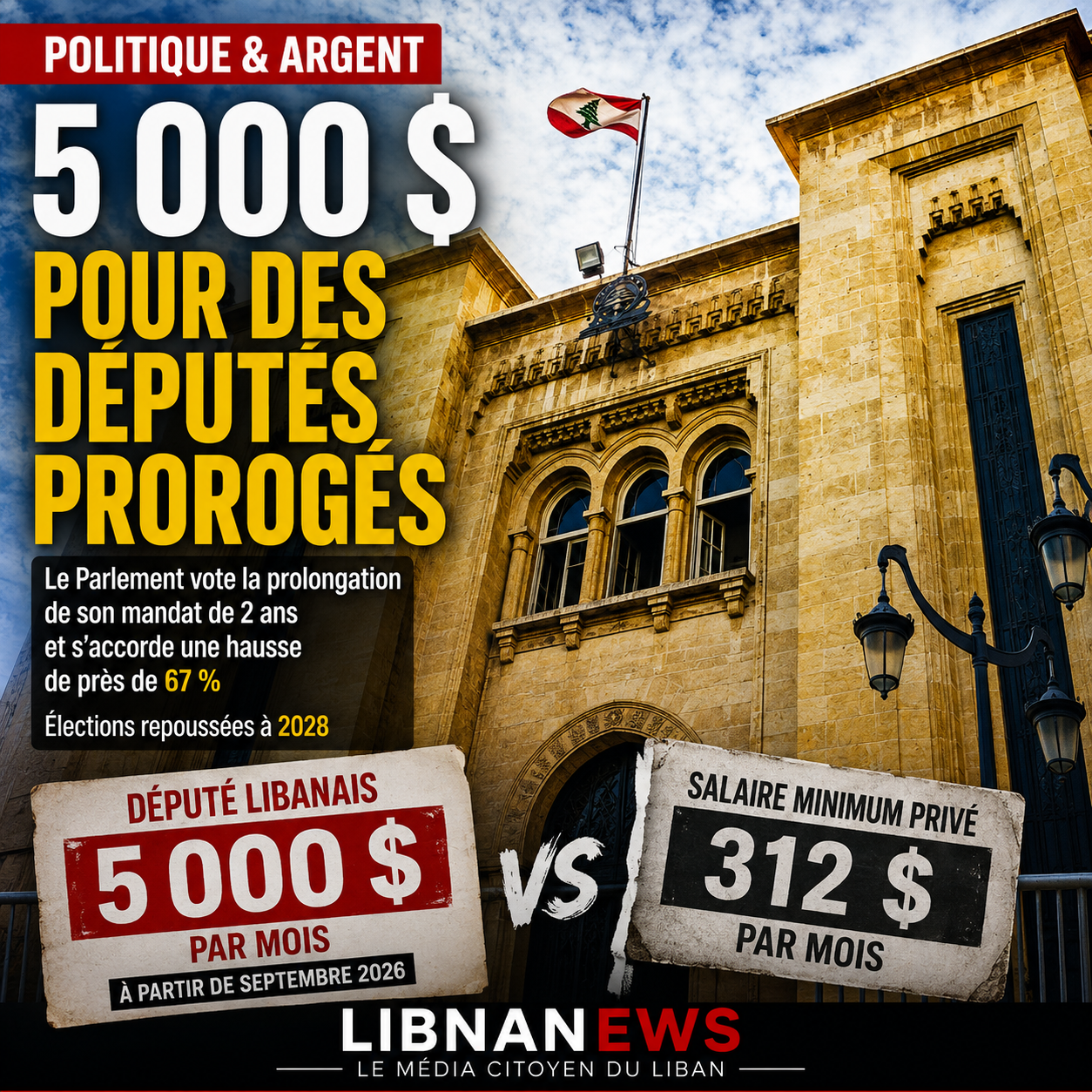Lebanon: $5,000 for Protracted Members