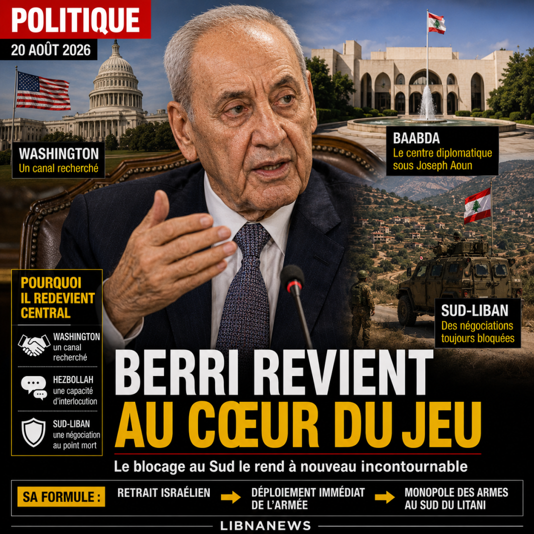 Nabih Berri kehrt ins Herz des Spiels mit Israel zurück