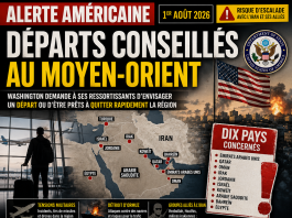 U.S. Alert: Recommended departures to the Middle East in the face of the risk of renewed fighting with Iran
