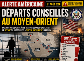 U.S. Alert: Recommended departures to the Middle East in the face of the risk of renewed fighting with Iran