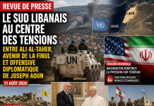 Revue de presse : le Sud libanais au centre des tensions entre Ali al-Taher, avenir de la FINUL et offensive diplomatique de Joseph Aoun