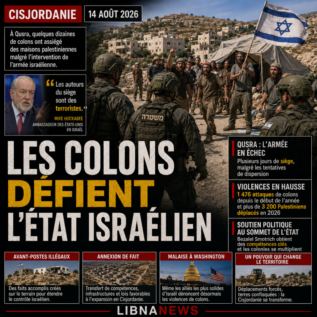 Cisjordanie : les colons défient l’État israélien