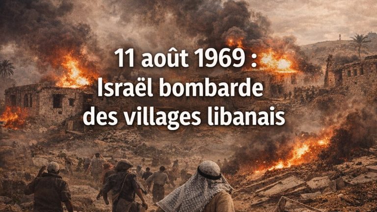 Jour pour Jour: l’attaque aérienne israélienne sur les villages libanais du 11 août 1969