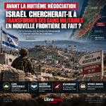 Avant la huitième négociation, Israël chercherait-il à transformer ses gains militaires en nouvelle frontière de fait ?