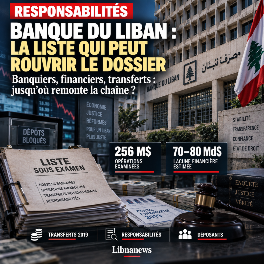 مصرف لبنان: القائمة التي يمكن أن تعيد فتح ملف المسؤولية في الانهيار المالي