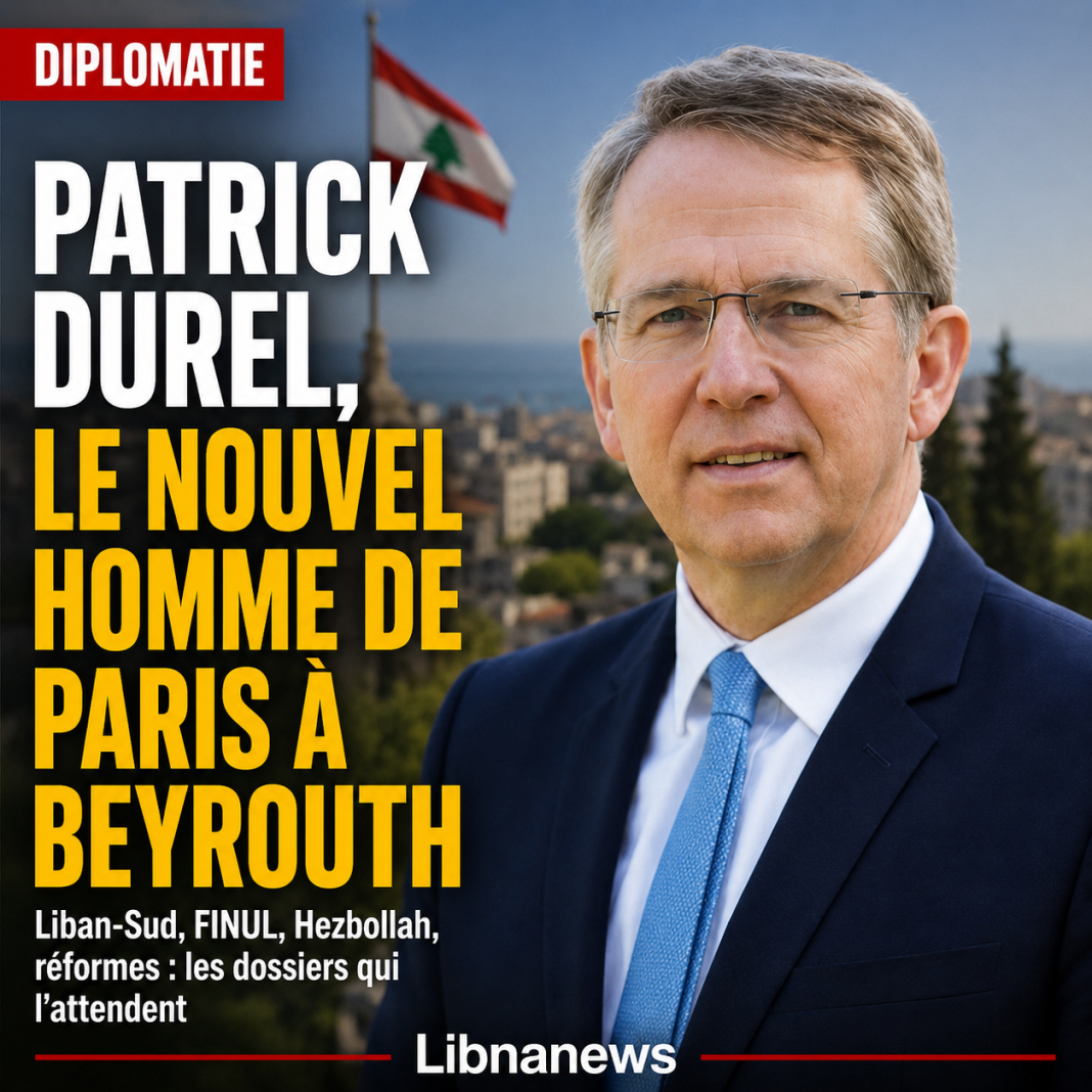 Patrick Durel, nuovo ambasciatore francese in Libano