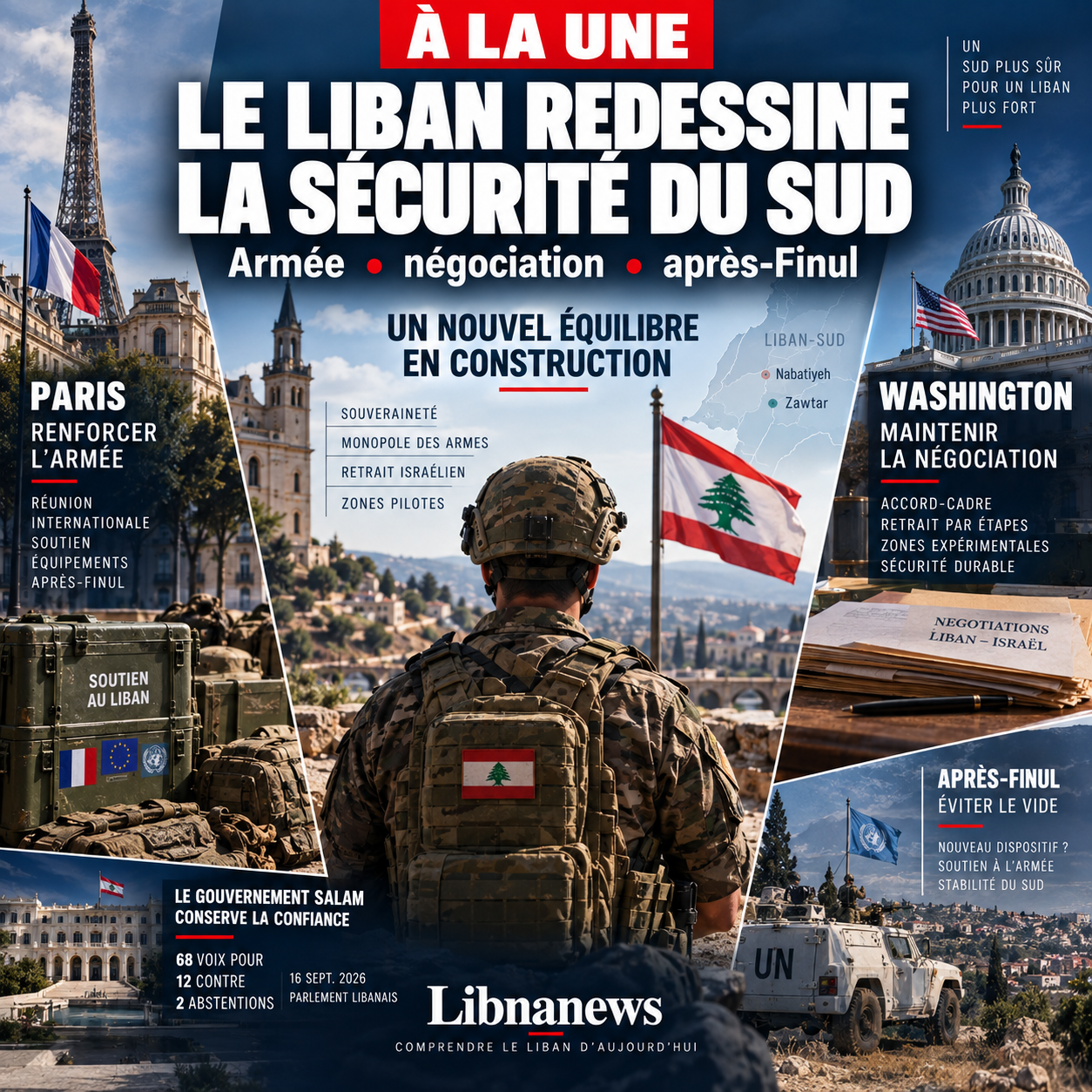 Revue de presse : le Liban cherche à redéfinir la sécurité du Sud autour de l’armée et de la négociation
