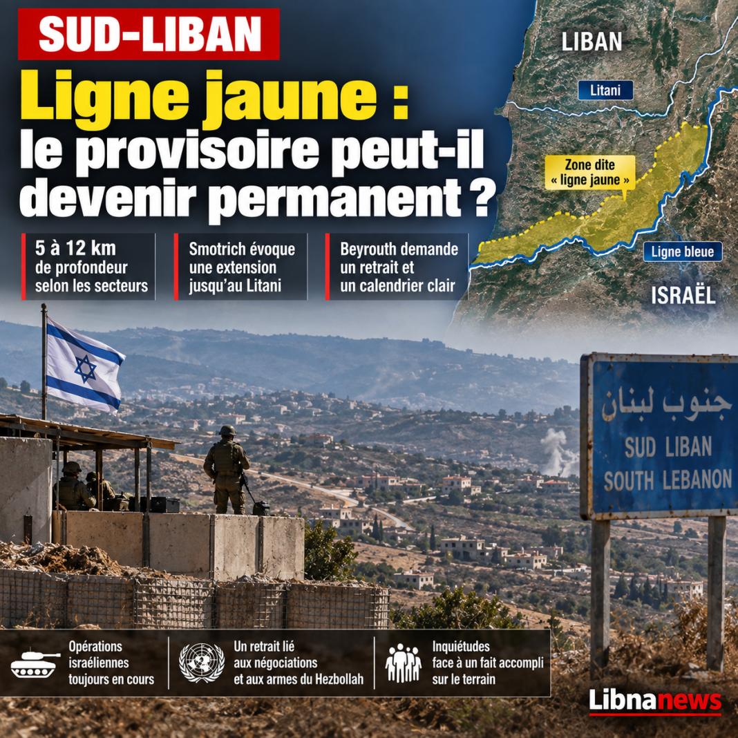 La « ligne jaune » au Sud-Liban : dispositif militaire provisoire ou nouvelle réalité territoriale ?