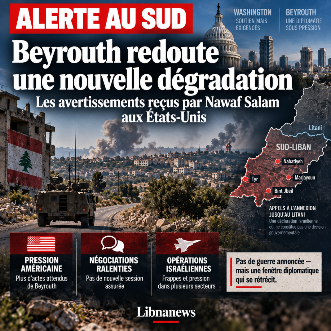 Advertencias recibidas por Nawaf Salam: ¿Por qué Beirut teme un mayor deterioro en el Sur