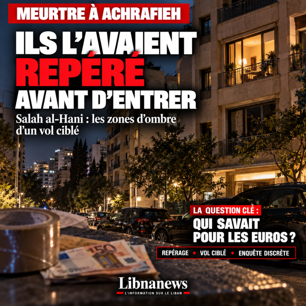 Le meurtre d’Achrafieh : derrière un vol ciblé, le minutieux repérage d’une victime et les zones d’ombre d’une enquête restée discrète